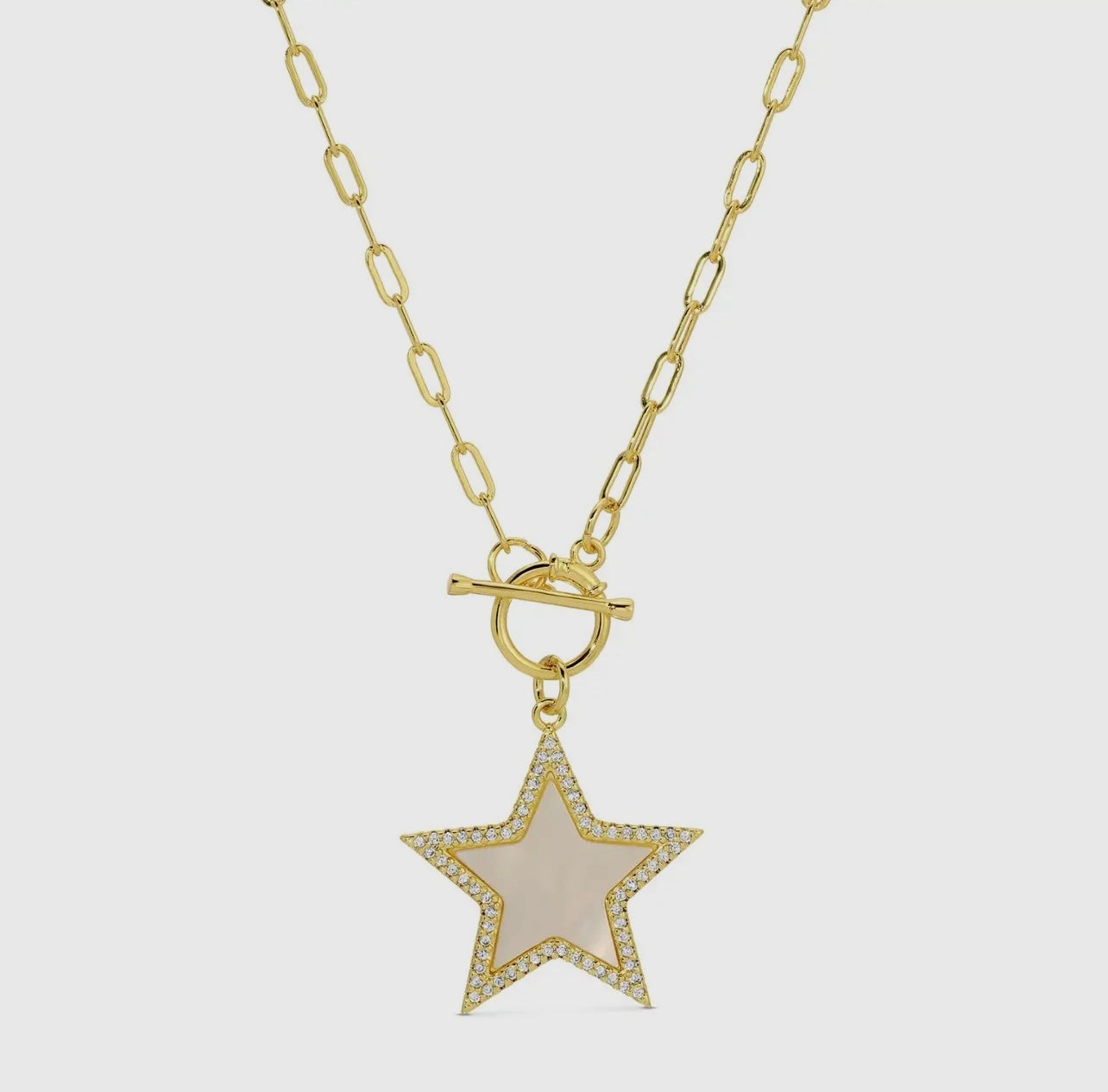 Star Toggle Pendant Necklace