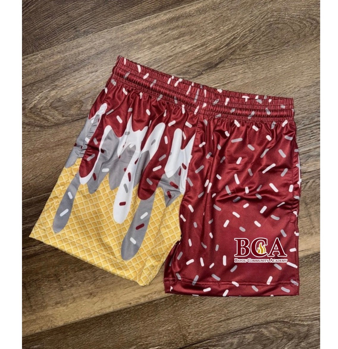 BCA drip shorts